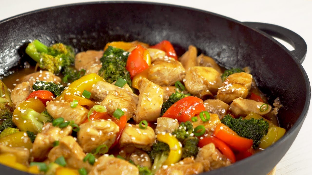 ⁣How To Make Chicken Vegetable Stir Fry. Recipe from Always Yummy!