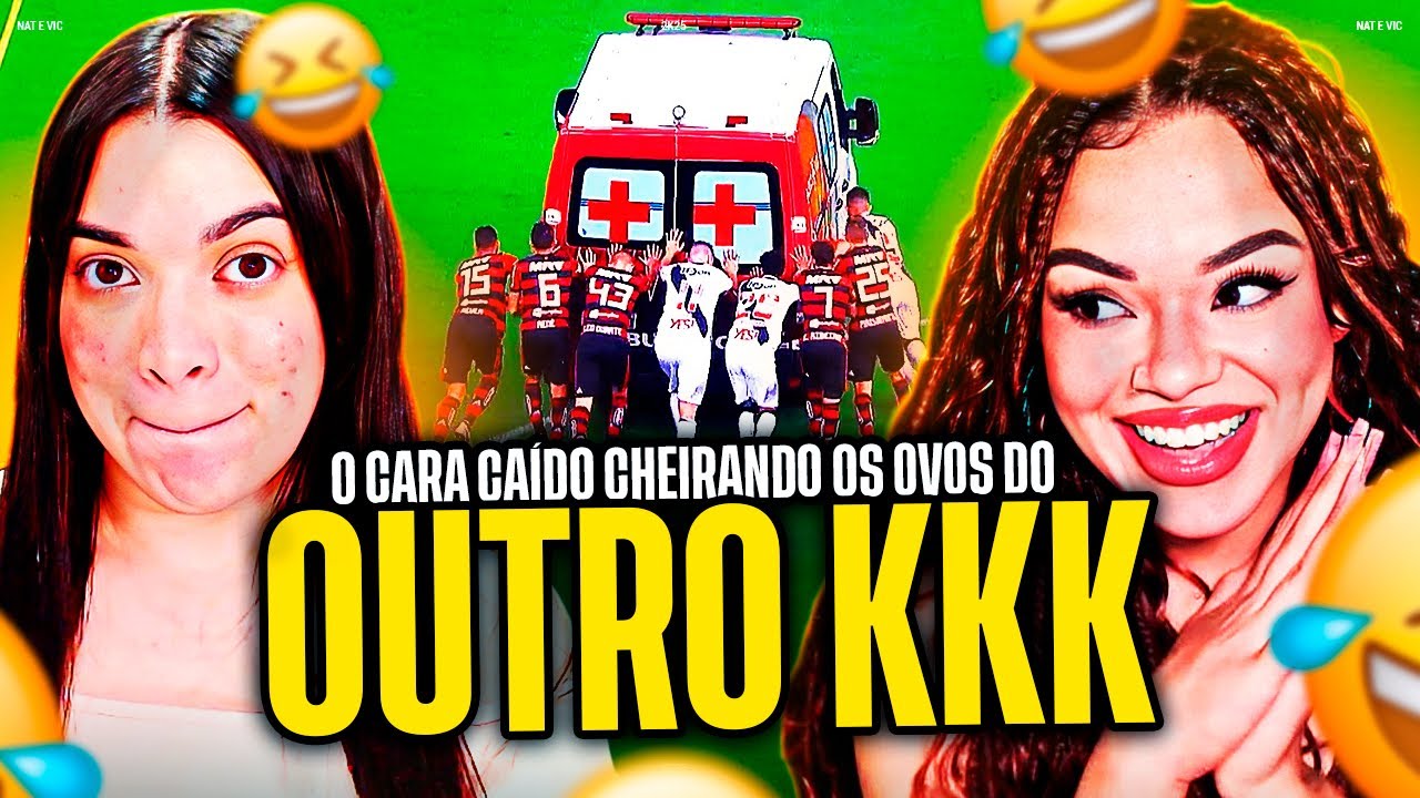 AS LOUCURAS DO FUTEBOL BRASILEIRO - Parte 1 | Nat e Vic MV [REACT]