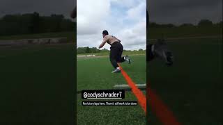 #49ers UDFA RB Cody Schrader getting himself ready for rookie minicamp 😤