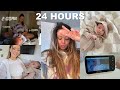 FULL 24 HOURS WITH A NEWBORN BABY! hospital bill, routine, night feedings + more!