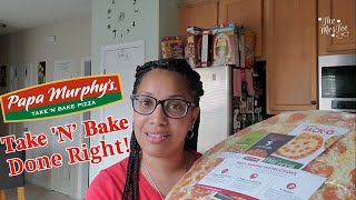 Take 'N' Bake Pizza for Dinner with #PapaMurphysMoms