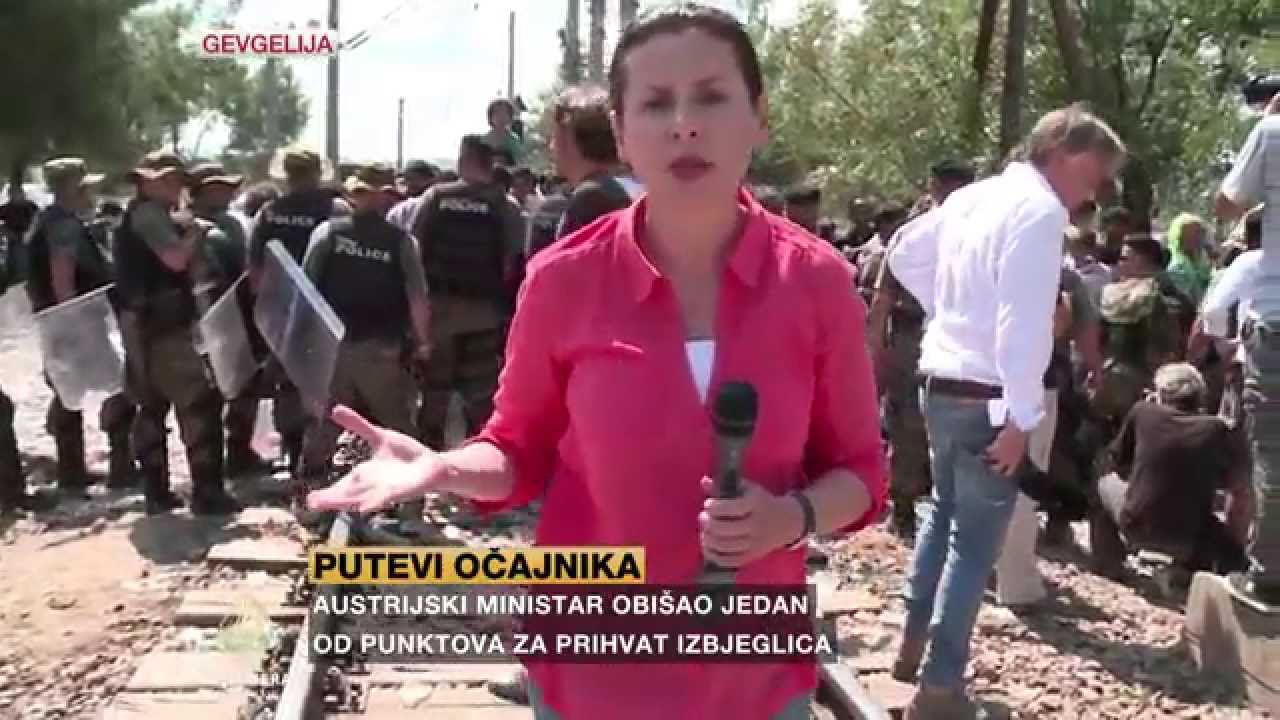 Smilevska عند وصول كورز إلى جيفجيليا