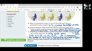 EnVision Algebra 1 Lesson 3-1: Relations and Functions