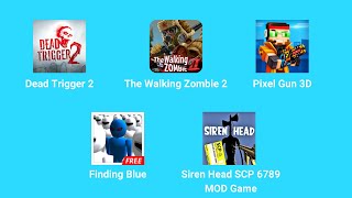 Dead Trigger 2,The Walking Zombie 2,Pixel Gun 3D,Finding Blue,Siren Head SCP 6789 MOD Game, Lomelvo screenshot 3