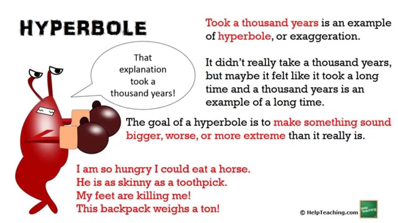 Reading Lesson: Oxymoron and Hyperbole - YouTube