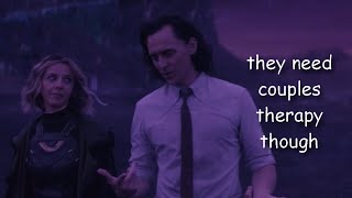 loki and sylvie acting like a married couple for 7 wholesome minutes