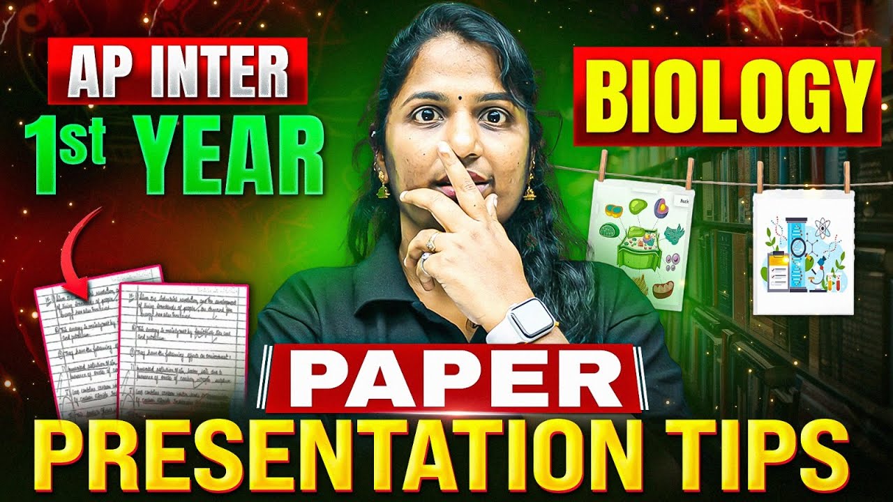 AP Inter 1st Year Biology Exam Paper Presentation Tips | High Marks Strategy | IPE 2026
