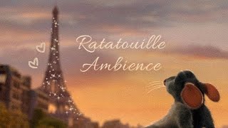 Ratatouille Ambient Music as the Eiffel Tower sparkles