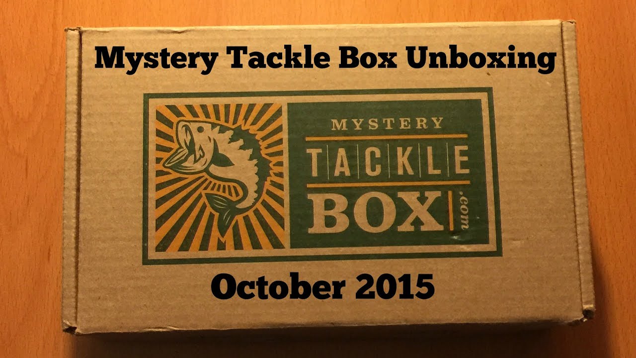 Mystery Tackle Box October 2015 Unboxing YouTube