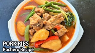 Mas Malasa Mas Masarap, PORK RIBS POCHERO | Easy and Simple Pochero Recipe