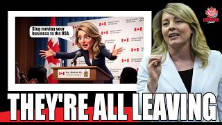 Canada's Businesses Are Fleeing To The US, Liberals Forced Admit It News