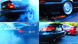 BMW Burnouts, loud cars (5er Spring dust-off)