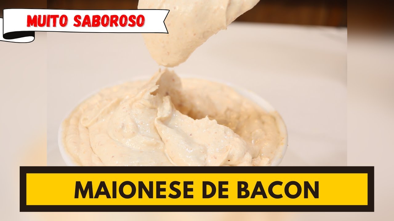 Maionese de bacon #baconese #maionesecaseira #maionesedebacon