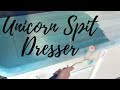 Turquoise Stain UNICORN SPIT Dresser Turquoise Stain UNICORN SPIT Dresser