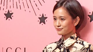 前田敦子、シックな和柄ドレスを披露　『Gucci Garden Archetypes 展』フォトコール