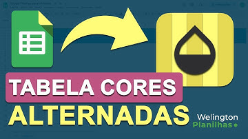 Google Sheets: NOVA TABELA, PERSONALIZAÇÃO das CORES e CORES ALTERNADAS aqui no Google Planilhas