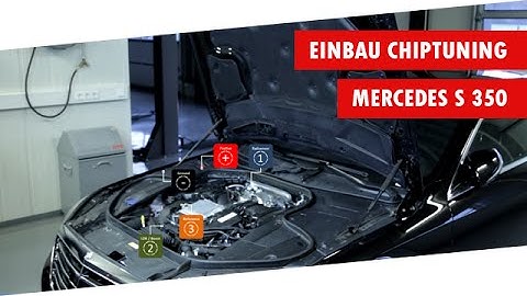 DTE Chiptuning Einbauvideo Mercedes S 350