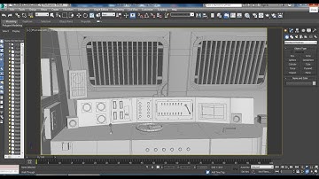 3dsmax tutorials, Tutorial on Modeling a Wag 7 Locomotive Interior in 3dsmax ( Part 6)
