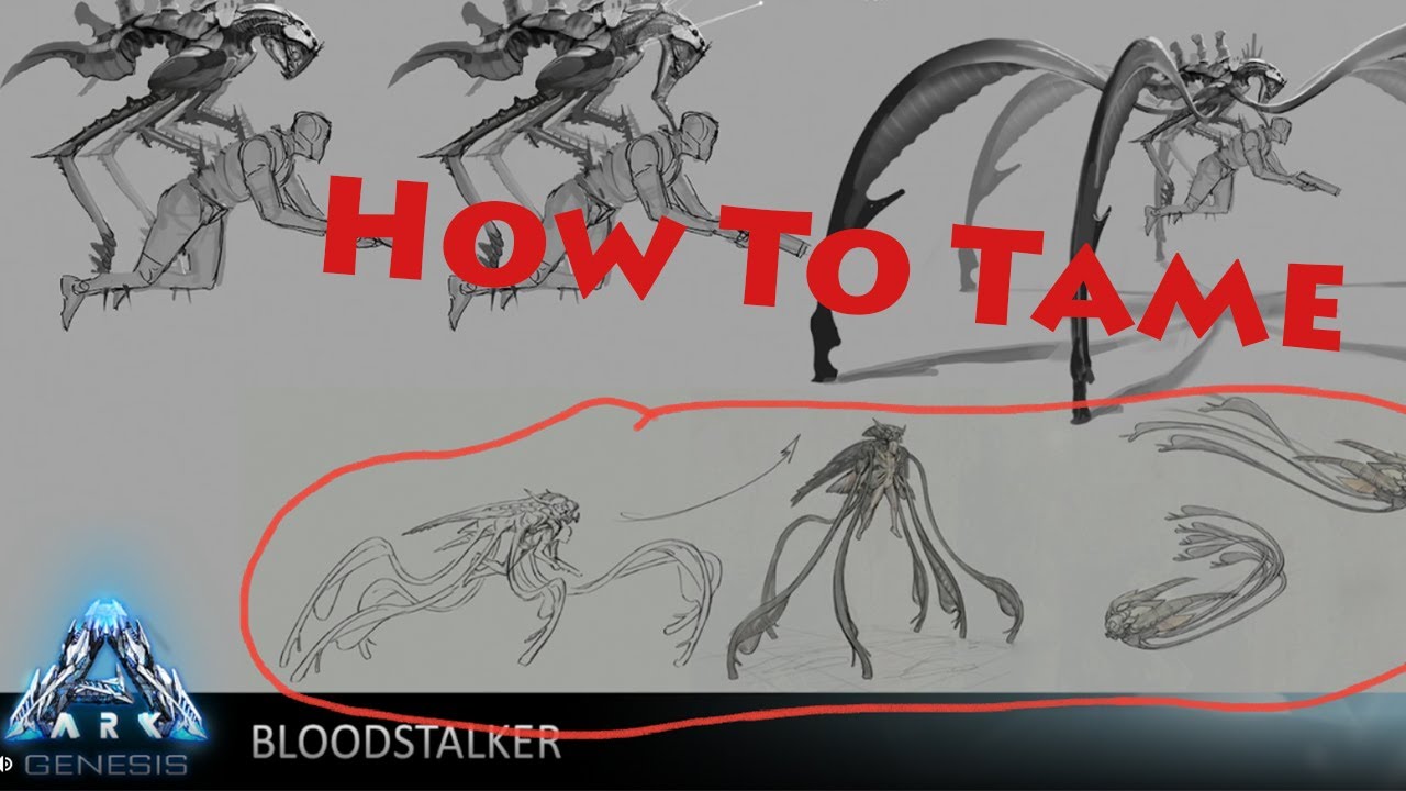 How To Tame A Bloodstalker - Ark: Survival Evolved (Genesis: Part One ...