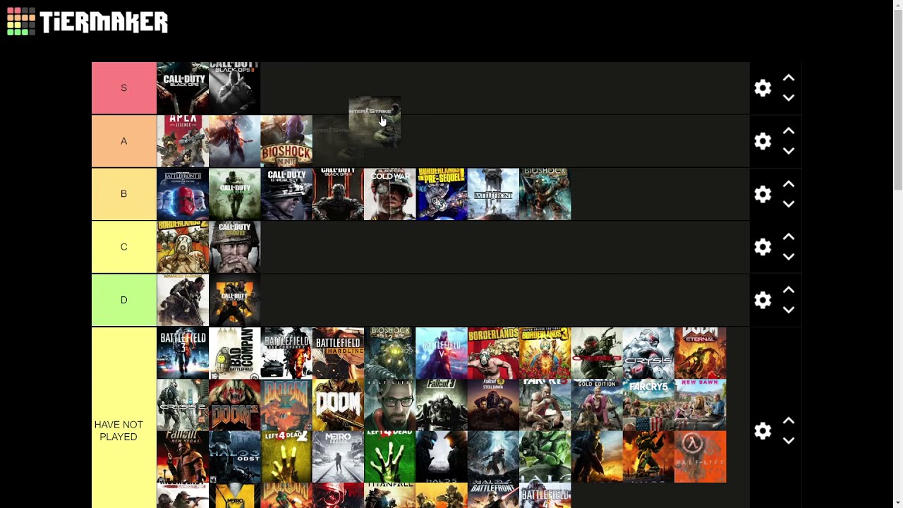 Xbox Game Studios-Related Games Tier List (Community Rankings) - TierMaker