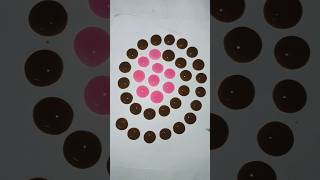 🍩🩷 #colorfulmixing #satisfying #art #Drops #painting #shorts