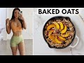 What I Eat to Feel GOOD & Kawaii | Baked Oats Recipe