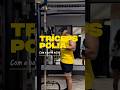 Tríceps polia #triceps #musculação #tutorial