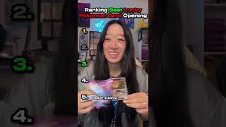 Ranking the BEST Lucky Pokemon Card Opening