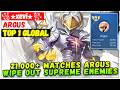 21.000+ Matches Argus Wipe Out Supreme Enemies [ Top Global Argus ] ꧁★Xeví★꧂ - Mobile Legends Build