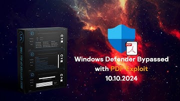 Windows Defender Bypass with PDF Exploit | FUD Crypter, Spectrum Encryption 10.10.2024