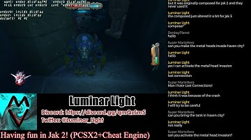 Having fun in Jak 2! (PCSX2+Cheat Engine) - Live Stream