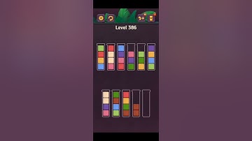Complete Block King Sort Puzzle Level 381 to Level 390