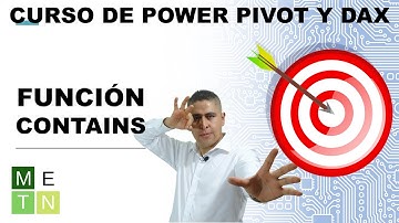Function CONTAINS en DAX POWER PIVOT para EXCEL | Curso de POWER PIVOT y DAX en EXCEL | Capítulo 6