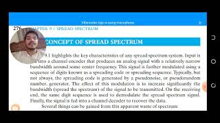 The concept of spread spectrum