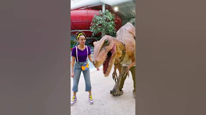 Meekah Brand New Dinosaur Friend #blippi #meekah #animals #dinosaurs #shorts