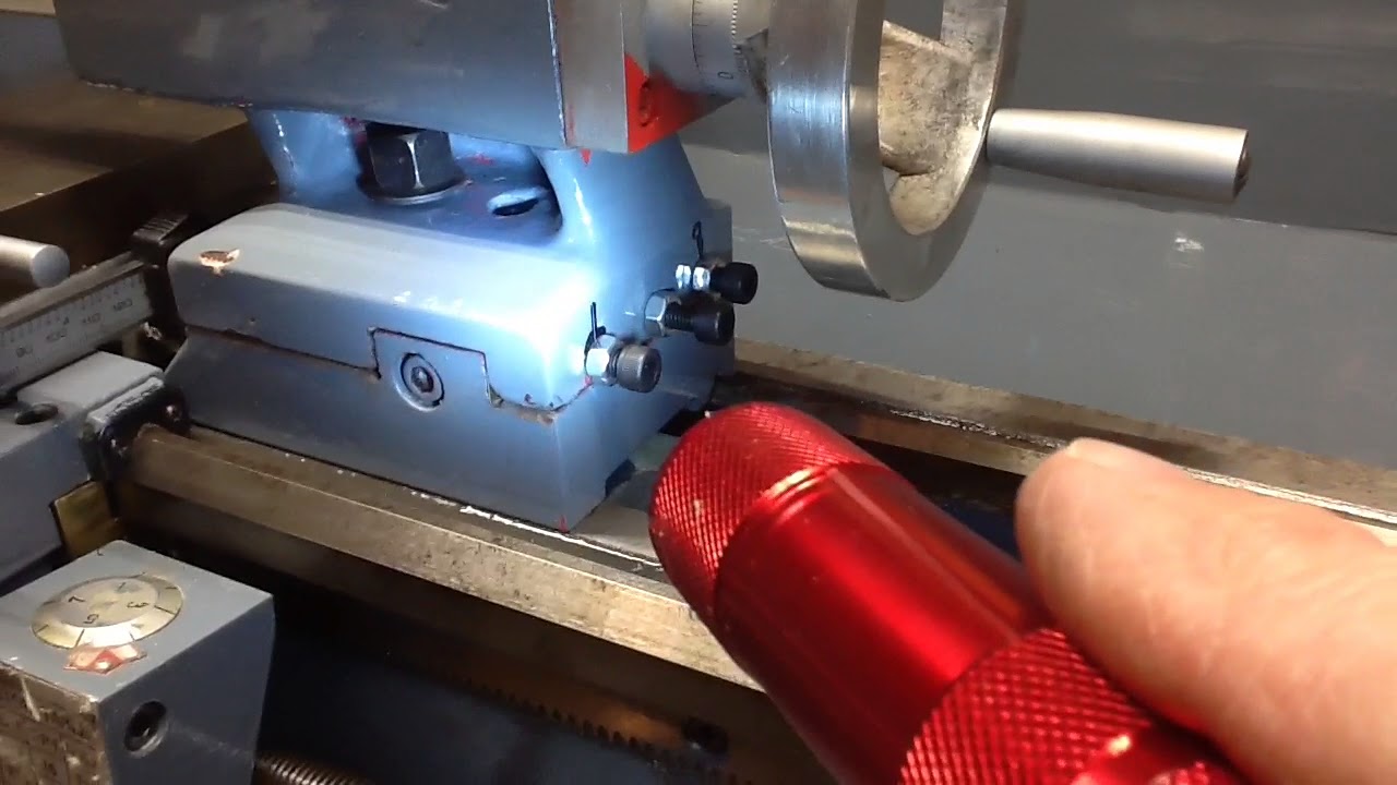 Tailstock alignment with grub screws/gibs YouTube