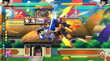 DBFZ - Base Vegeta loop midscreen corner carry /Assist Beerus