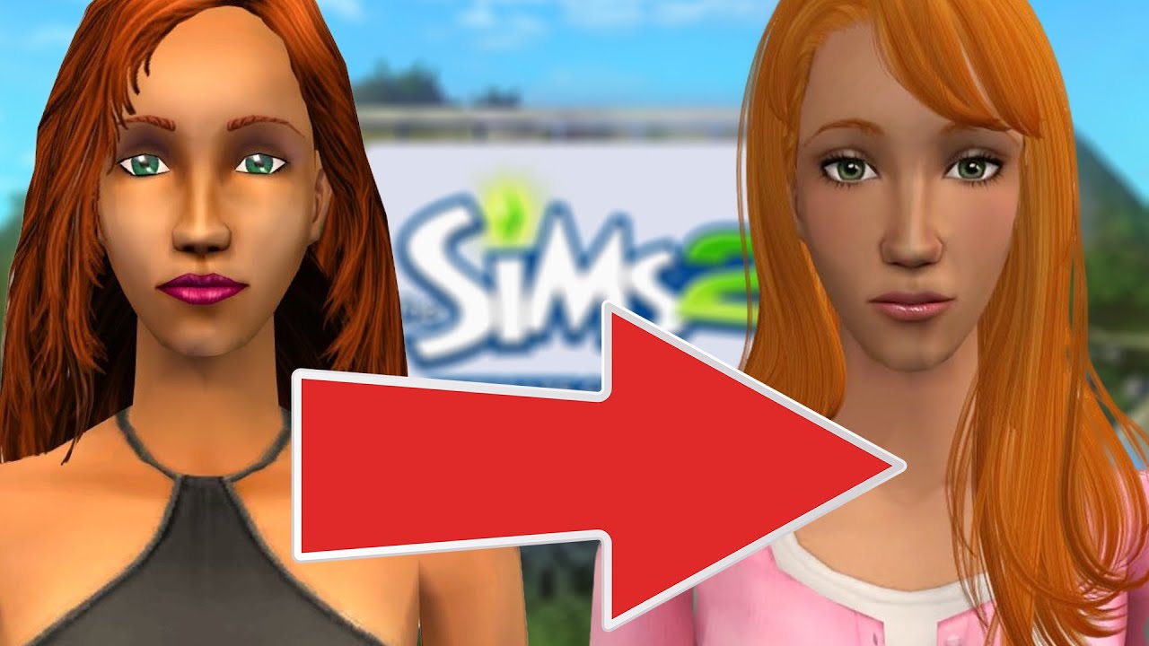 2. Sims 2 Mod: Blue Hair Glitch Fix - wide 8