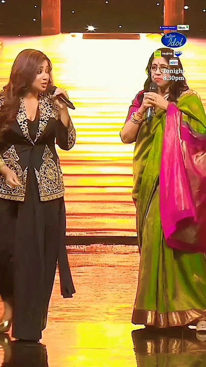 kavita ji and shreya ghoshal💖💖💖💖 ne gaya dola re song in#indianidol #shreyaghoshal #kavita #trending