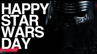 KYLO REN REACTS to Star Wars Day (Bonus Unboxing)