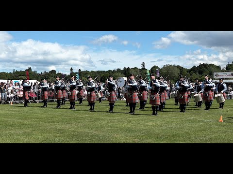 Shotts & Dykehead's McLees medley at the 2022 European Pipe Band Championships in Inverness.