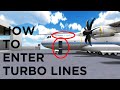 HOW TO ENTER TURBO LINES PLANE | Turboprop Flight Simulator