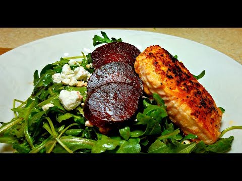 Video: Omelet Roll And Beetroot And Arugula Salad