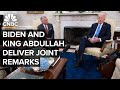 President Biden and Jordan&#39;s King Abdullah II deliver joint remarks at the White House—2/12/24