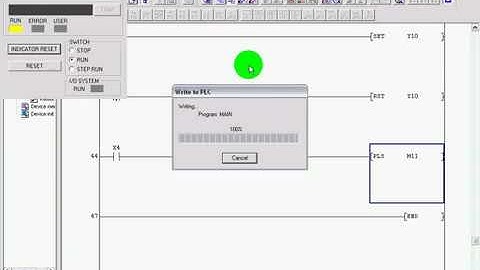 5Mitsubishi GX Developer Leading edge Triggers Tutorial 5 avi