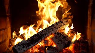 🔥 Crackling Fireplace 4K (12 HOURS). Fireplace with Burning Logs and Crackling Fire Sounds