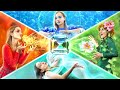Fire Girl, Water Girl, Air Girl and Earth Girl / Four Elements in Real Life