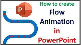 Create flow animation in PowerPoint to show fluid flow, material flow | PowerPoint tips