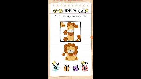 Brain Test Level 173 || Form image on puzzle Walkthrough