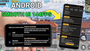 Ontgrendel 120 fps Android + soepele gebruikersinterface zonder root 100% werkend | Max FPS, vert...